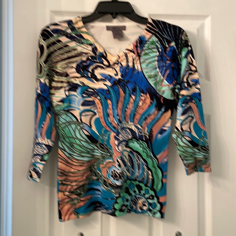 Colorful spring sweater